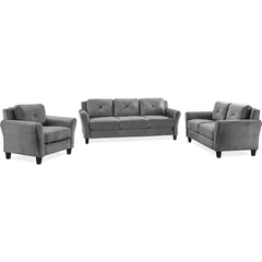 Sofa, Dark Gray sofa set living room furniture