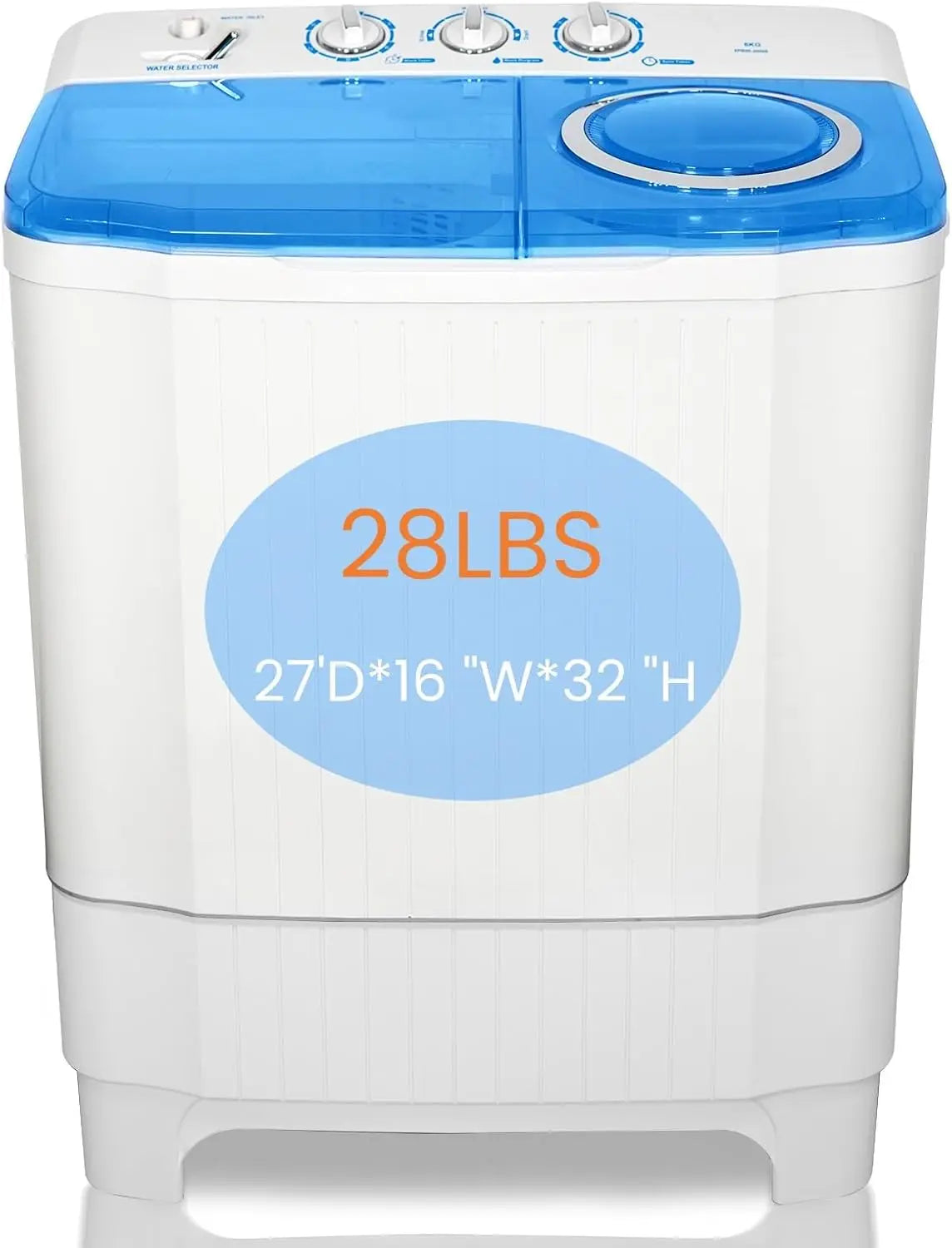 HYDREX™ Twin Tub Washer Spin Dryer