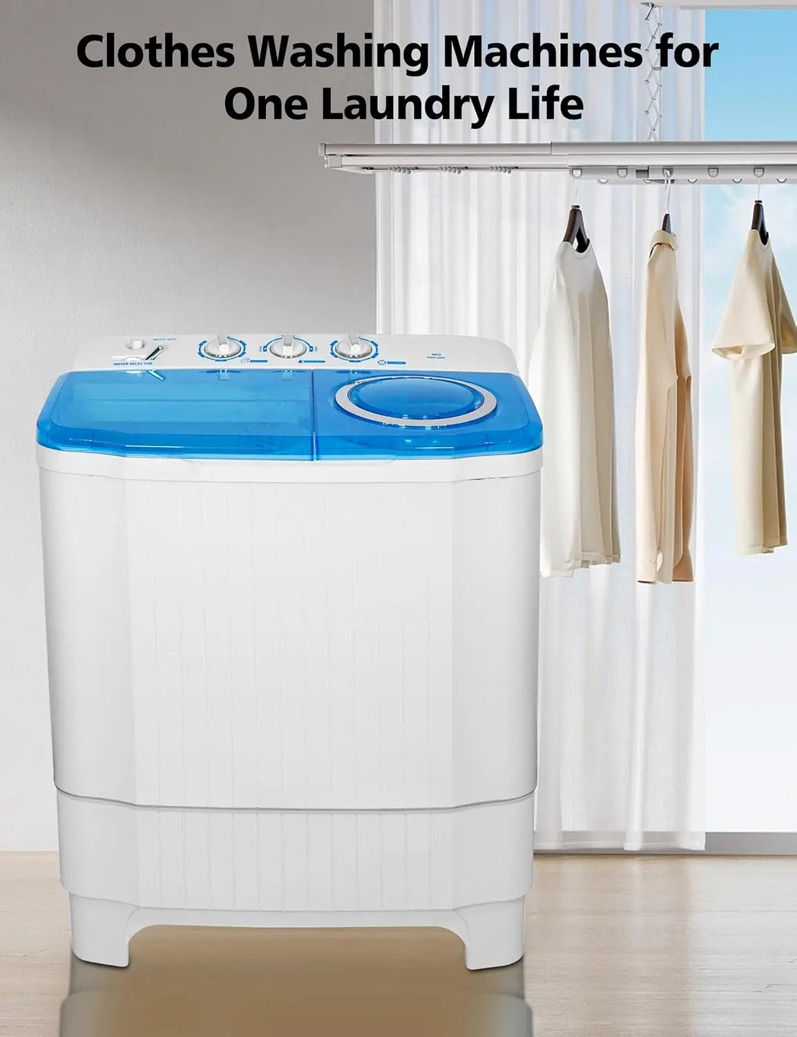 HYDREX™ Twin Tub Washer Spin Dryer