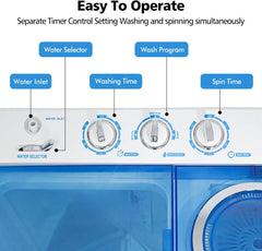 HYDREX™ Twin Tub Washer Spin Dryer