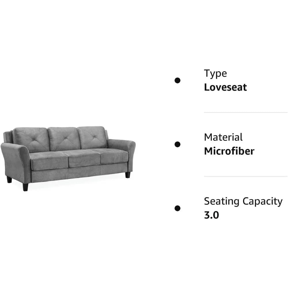 Cozi Haven™ Dark Gray Sofa Set